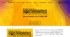 Desktop Screenshot of festivalnostradamus.com